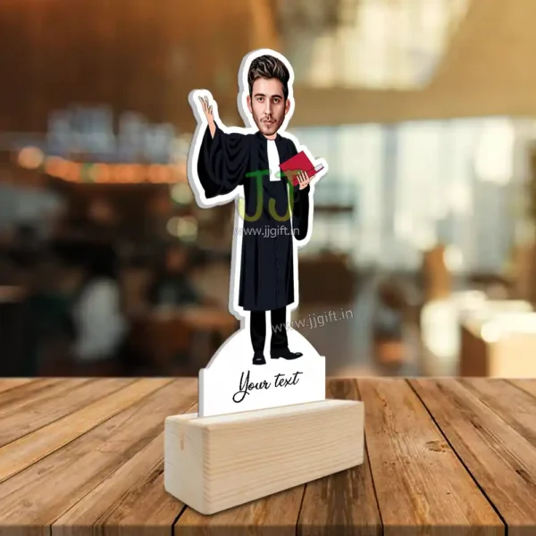 Gift for advocate caricature - Image 2