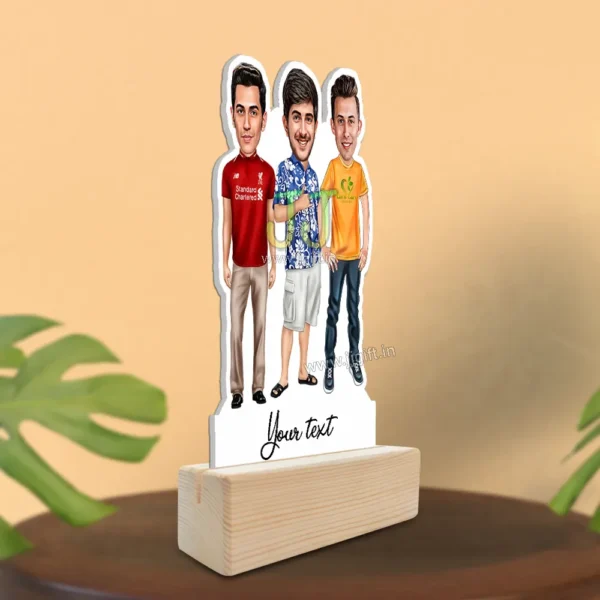 Gifts for 3 best friend  caricature - Image 2