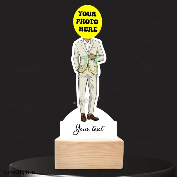 Man in white suit caricature - Image 3