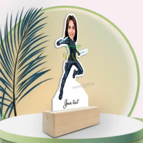 Personalize black widow caricature - Image 2