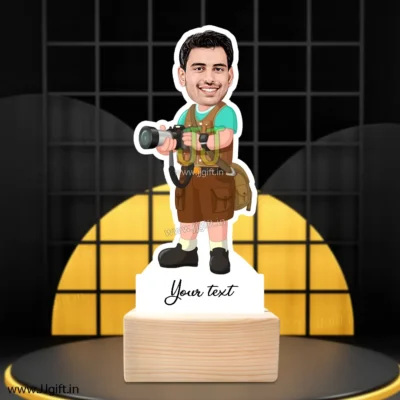 Caricature gifts for camera lover