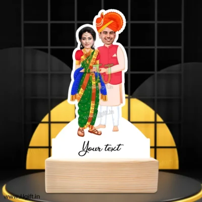 Personalized wedding caricature