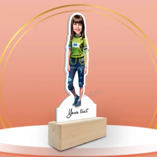 Stylish girl caricature 11 - Image 2