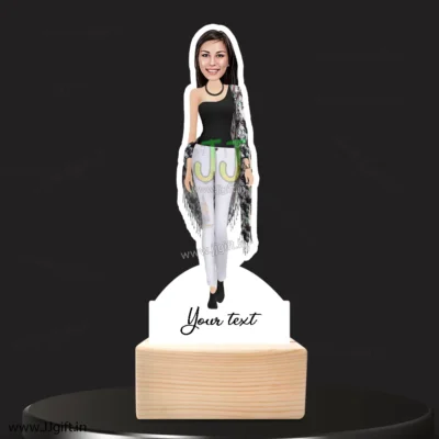 Stylish girl caricature 14