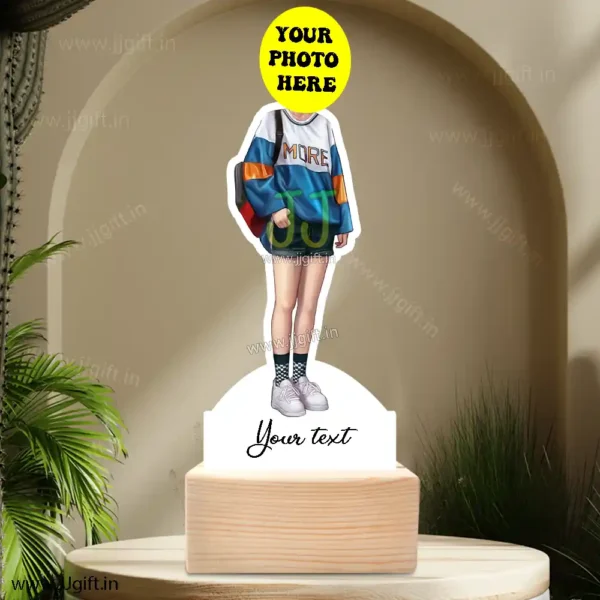 Stylish girl caricature 15 - Image 4