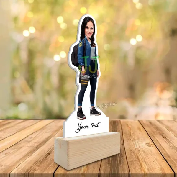 Stylish girl caricature 16 - Image 2