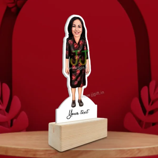 Stylish girl caricature 18 - Image 2