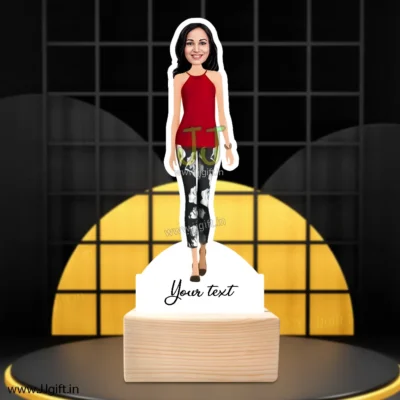 Stylish girl caricature 20