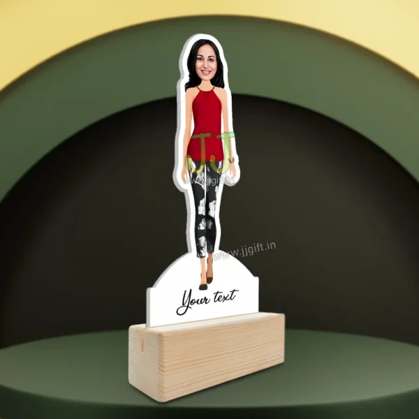 Stylish girl caricature 20 - Image 2