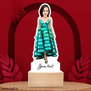 Stylish girl caricature 21