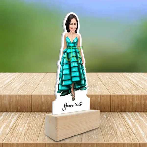 Stylish girl caricature 21 - Image 2