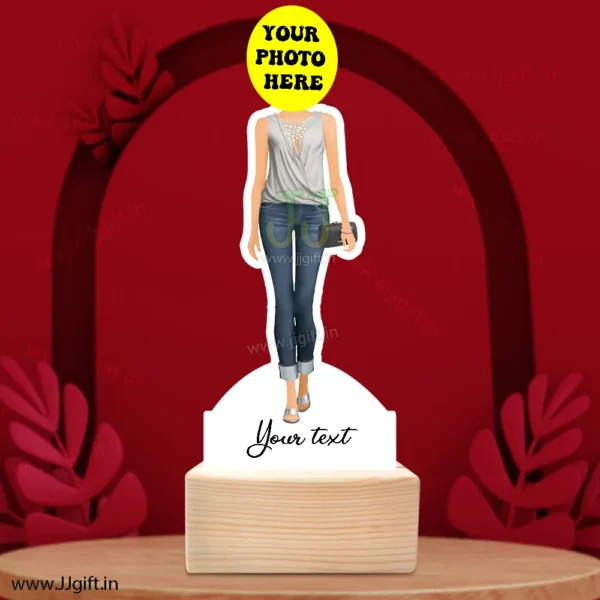 Stylish girl caricature 22 - Image 3
