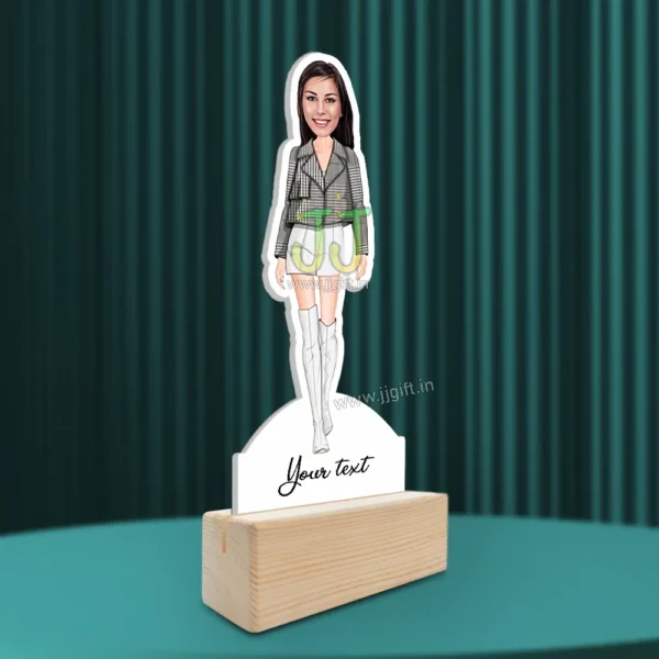 Stylish girl caricature 24 - Image 2