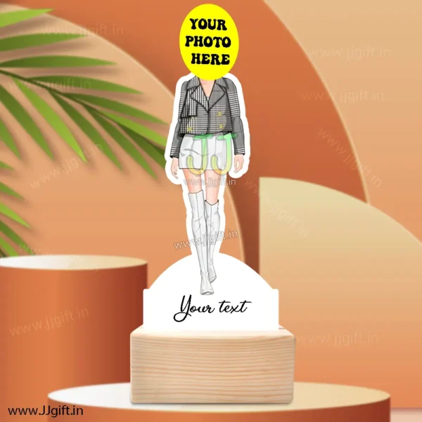 Stylish girl caricature 24 - Image 3
