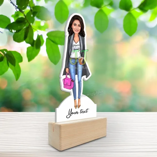 Stylish girl caricature 25 - Image 2