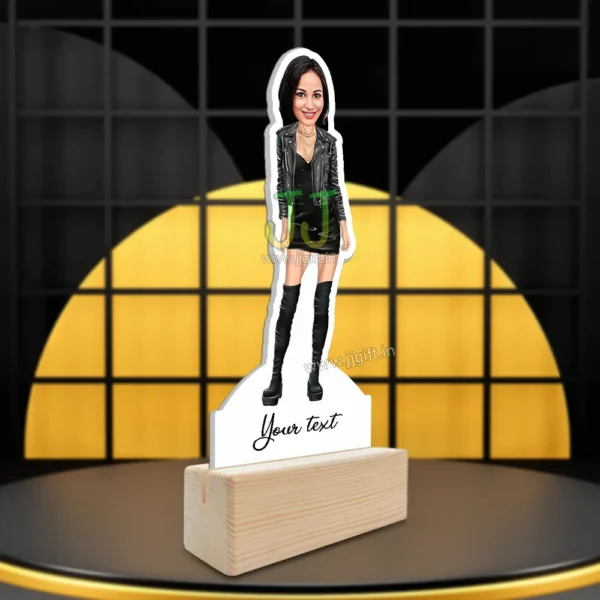 Stylish girl caricature 27 - Image 2