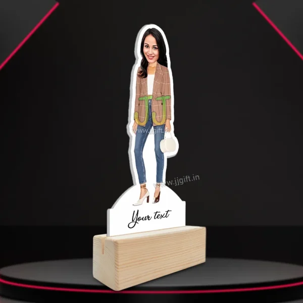Stylish girl caricature 28 - Image 2