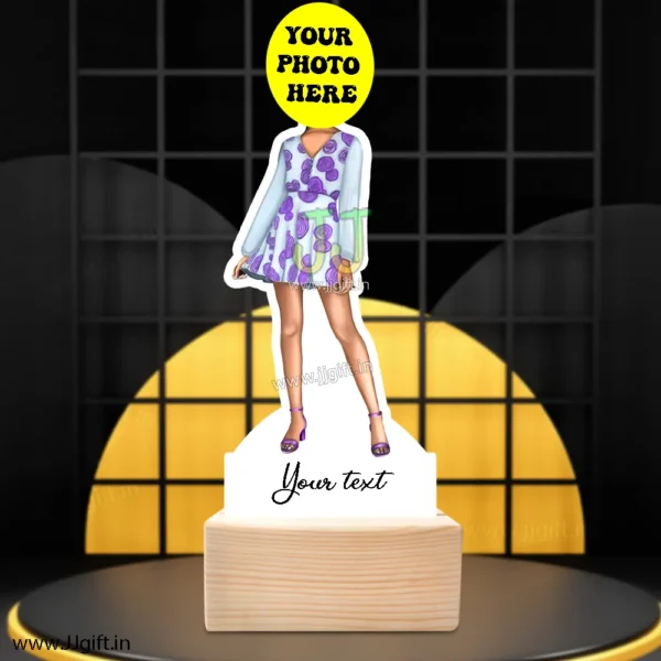 Stylish girl caricature 29 - Image 3