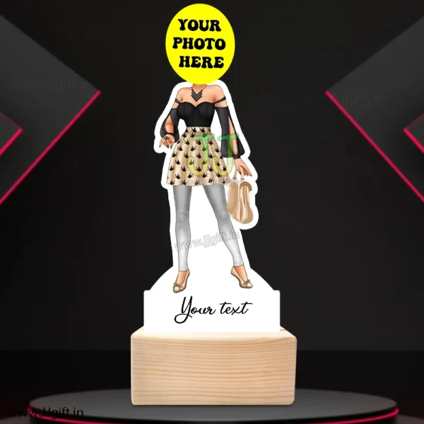 Stylish girl caricature 9 - Image 3