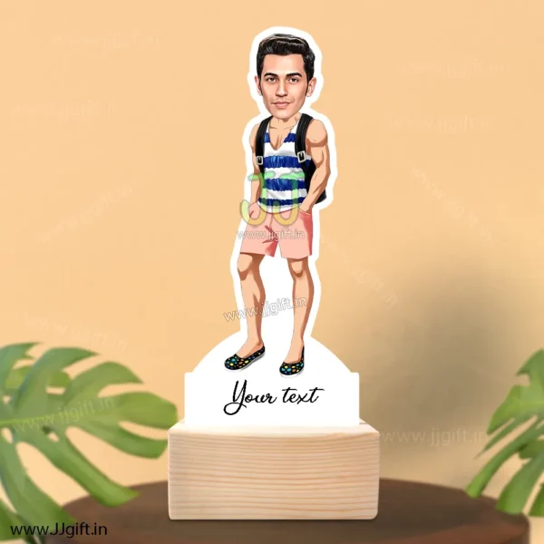 Stylish guy caricature 12