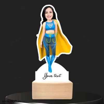 Super mom caricature gift