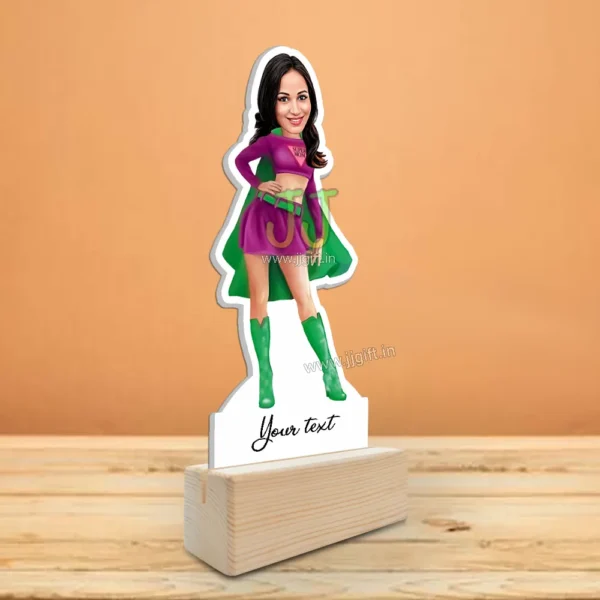 Superhero mom caricature - Image 2