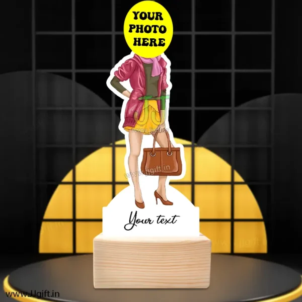 Stylish girl caricature 12 - Image 3