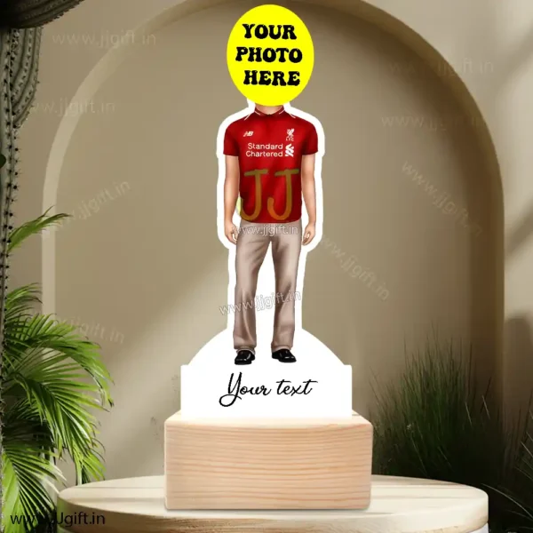 stylish man in t-shirt caricature - Image 3