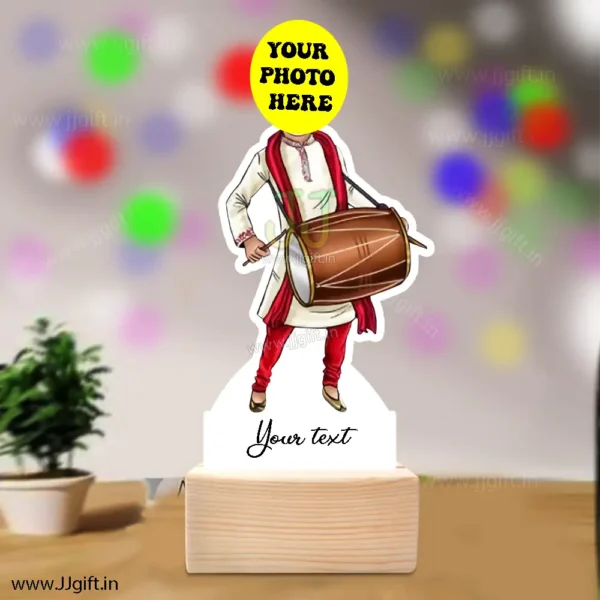 Dholak playing man caricature - Image 3