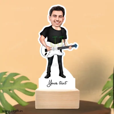 Guitarist caricature
