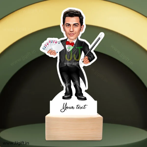 Magician caricature