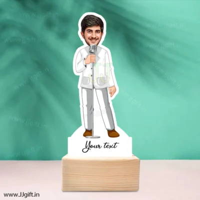 Caricature gift for singer