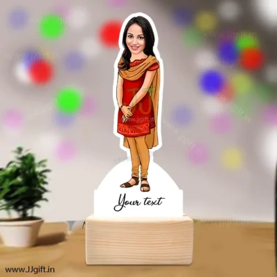 Cute girl caricature 5