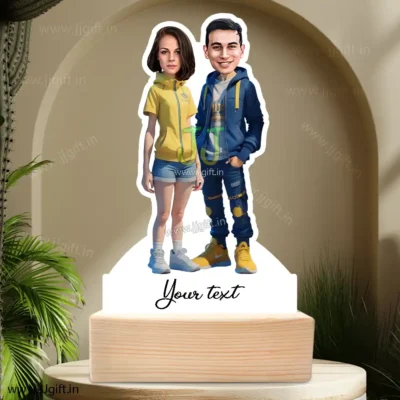 Fashionable Friend caricature