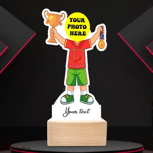 Kid with medal caricature - Image 3