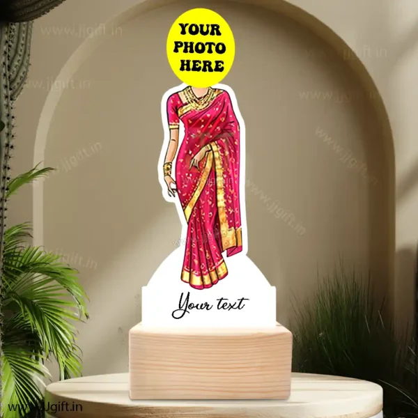 Lady in saree caricature 5 - Image 3