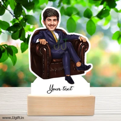 Male boss caricature gift