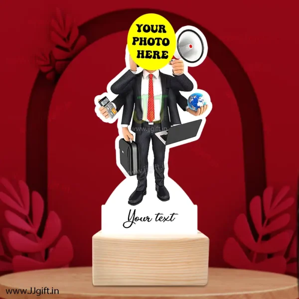 Multitasking business person caricature - Image 3