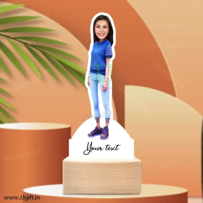 Stylish girl caricature 32