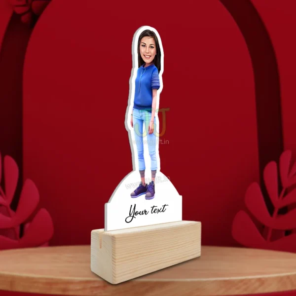Stylish girl caricature 32 - Image 2
