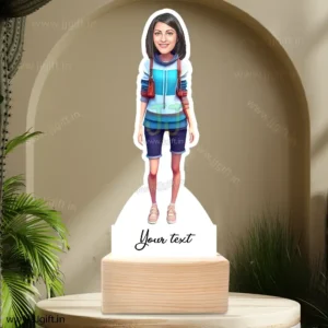 Stylish girl caricature 33