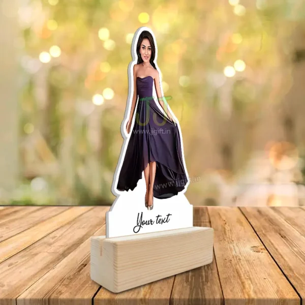 Stylish girl caricature 37 - Image 2