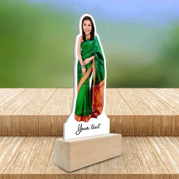 Lady in saree caricature 7 - Image 2