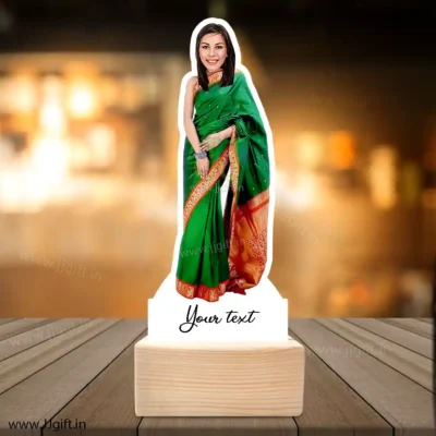 Lady in saree caricature 7