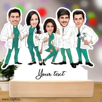 Doctor group caricature gift