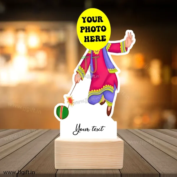 Play with firecracker caricature - Image 3
