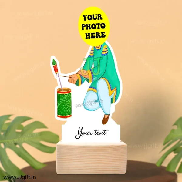 Play with sky cracker caricature - Image 3