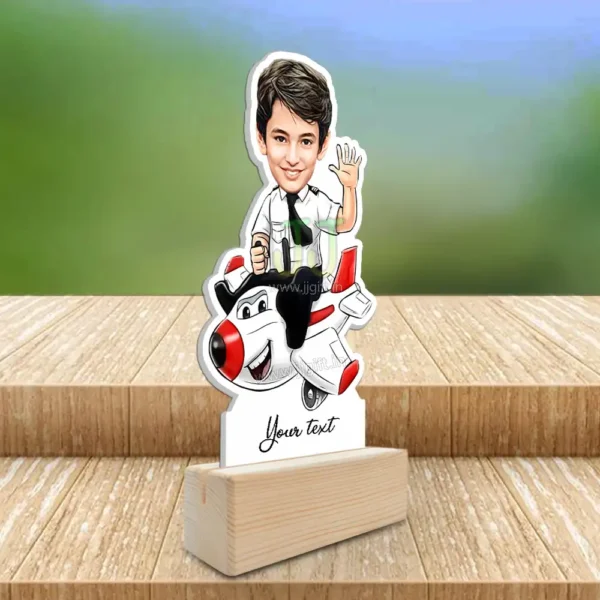 Child pilot caricature - Image 2