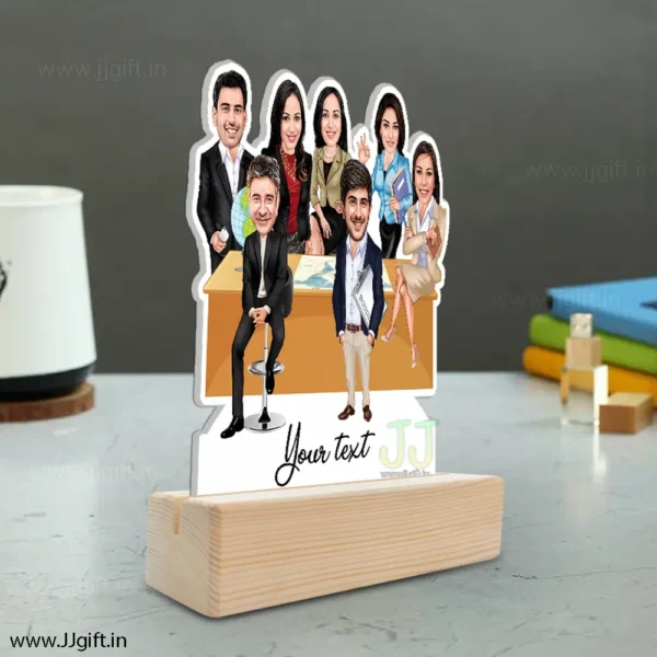 Corporate group caricature gift - Image 2
