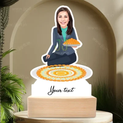 Diwali caricature gift